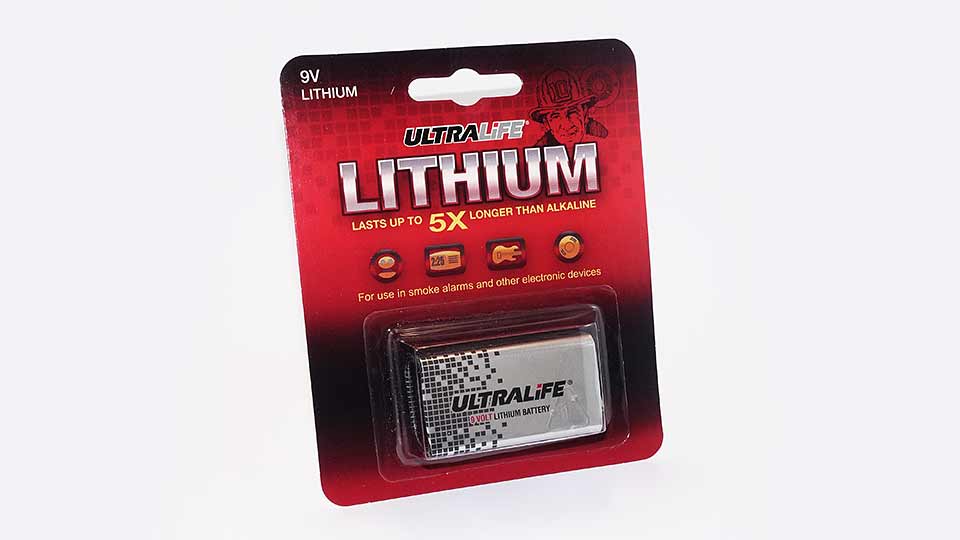 Ultralife 9V 1.2Ah Battery - 9V Battery