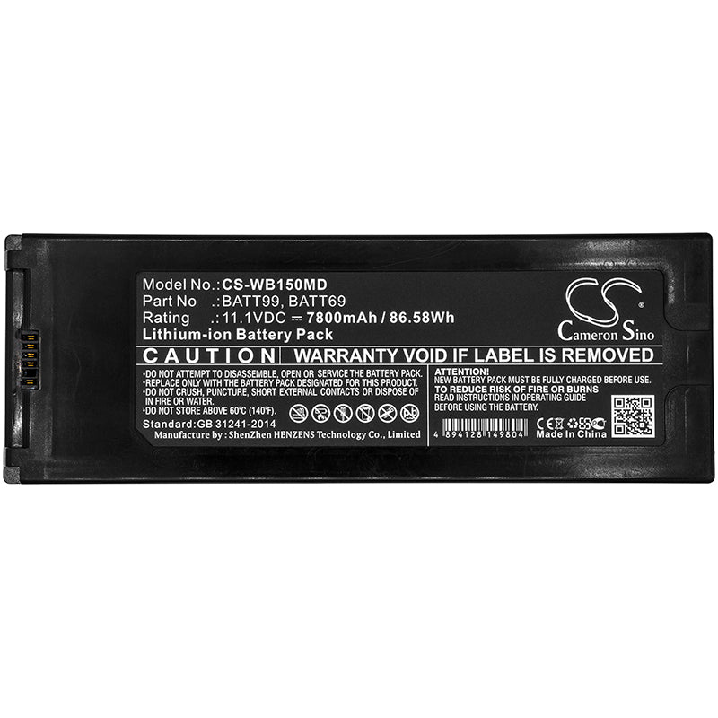 Replacement Battery for Welch Allyn BATT99 - Medical Battery for Welch-Allyn BATT99