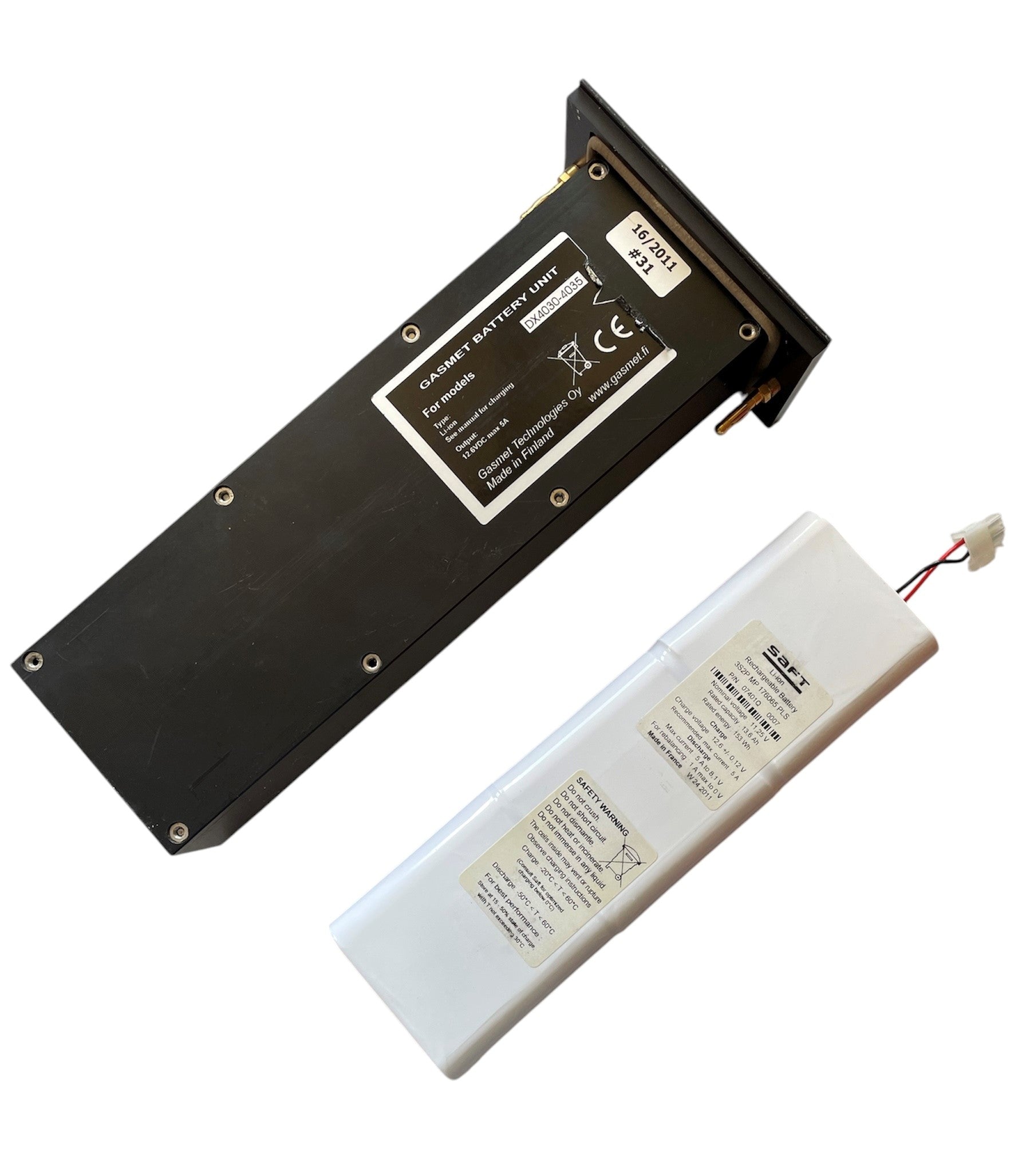Replacement battery for Gasmet Battery Unit DX4030-4035