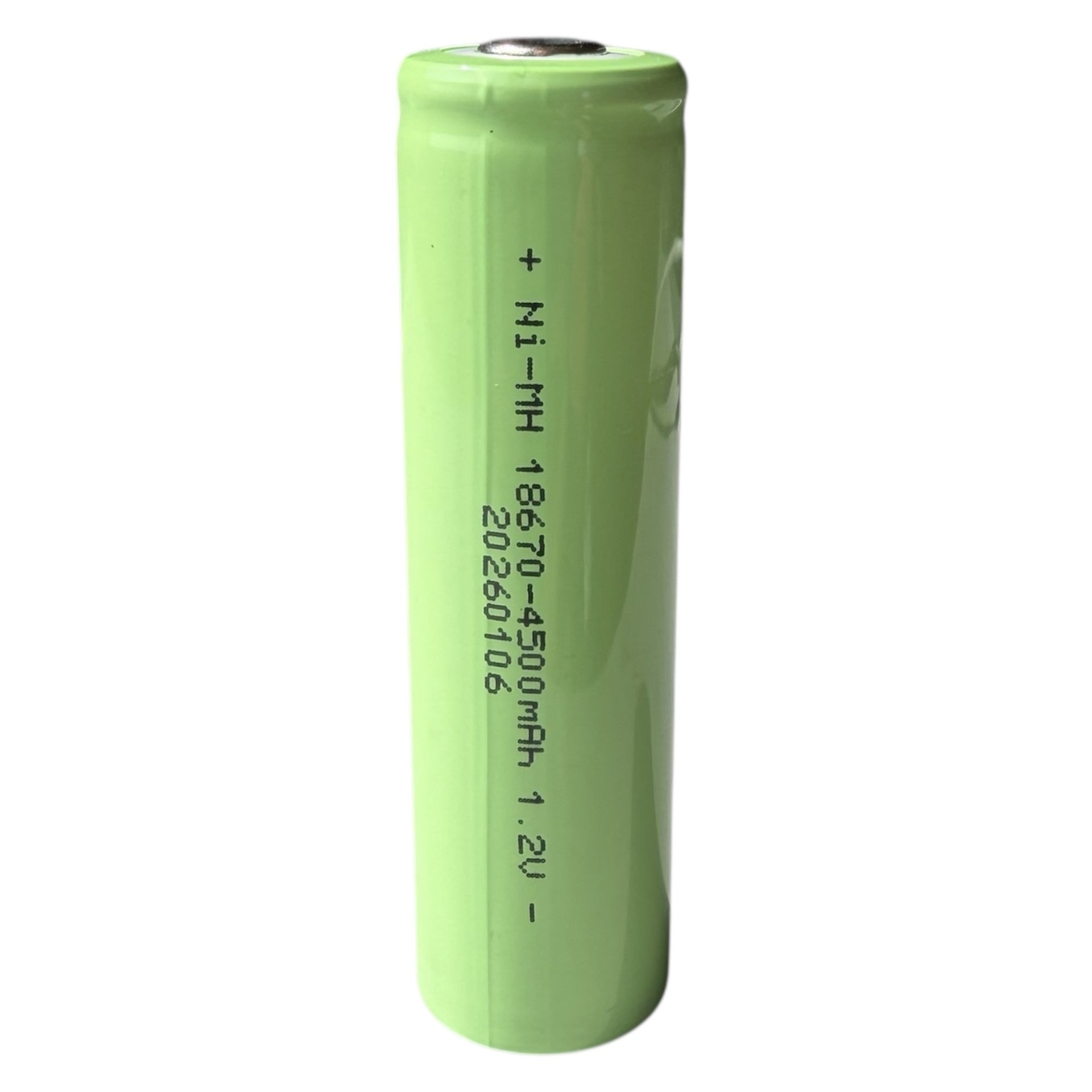 NR18670-4500P Nickel Metal Hydride A (NiMH) 1.2V 4500mAh