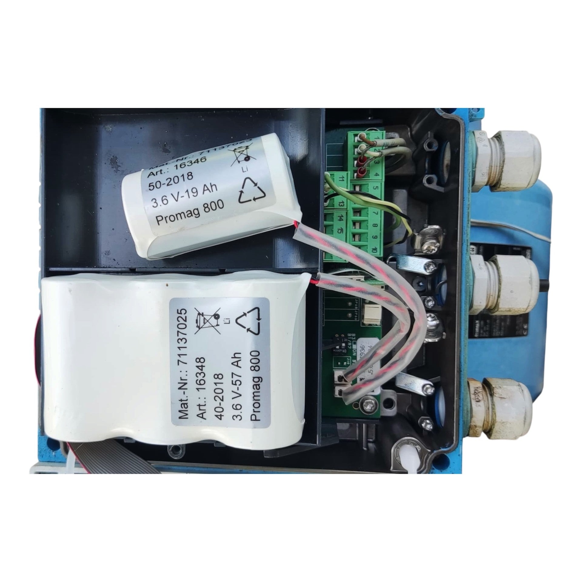 Promag 800 Lithium Battery Pack Set 3.6V 57Ah + 19Ah Flow Meter Batteries
