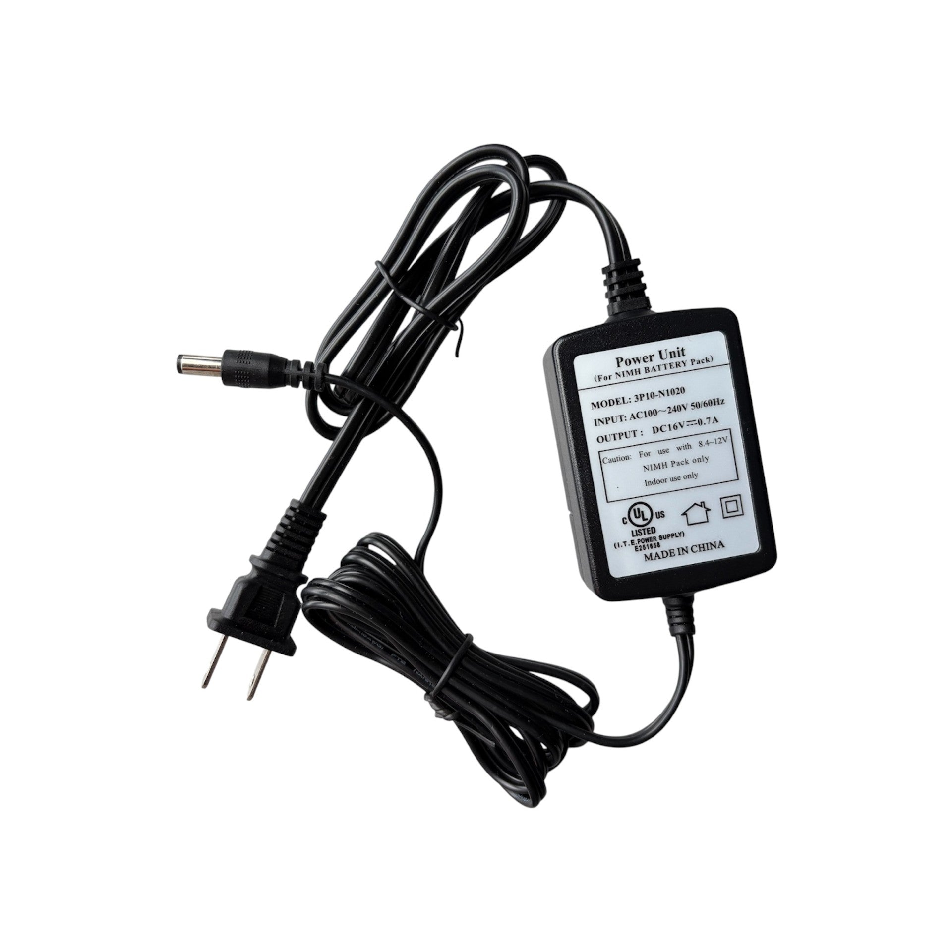 3P10-N1020 16V 0.7A desktop NiMH | NiCd charger for 8.4V~12V