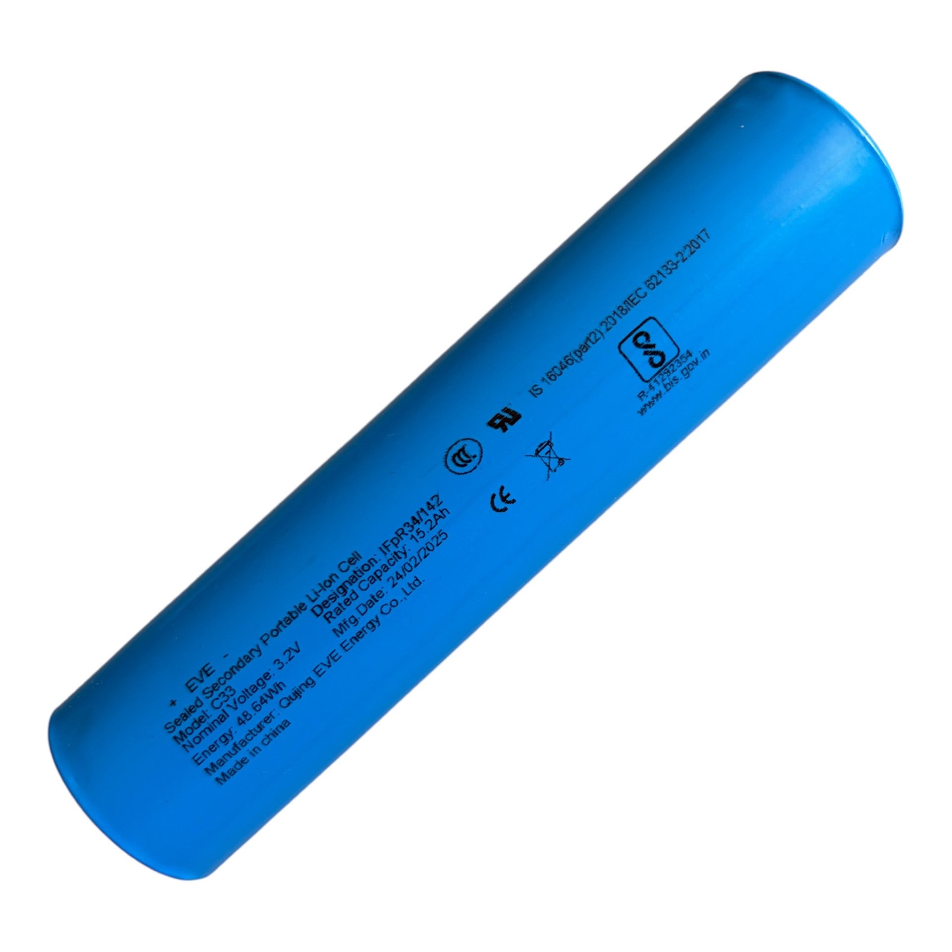 C33 | IFR33140 Lithium iron phosphate (LiFePO4) 3.2V 15.2Ah