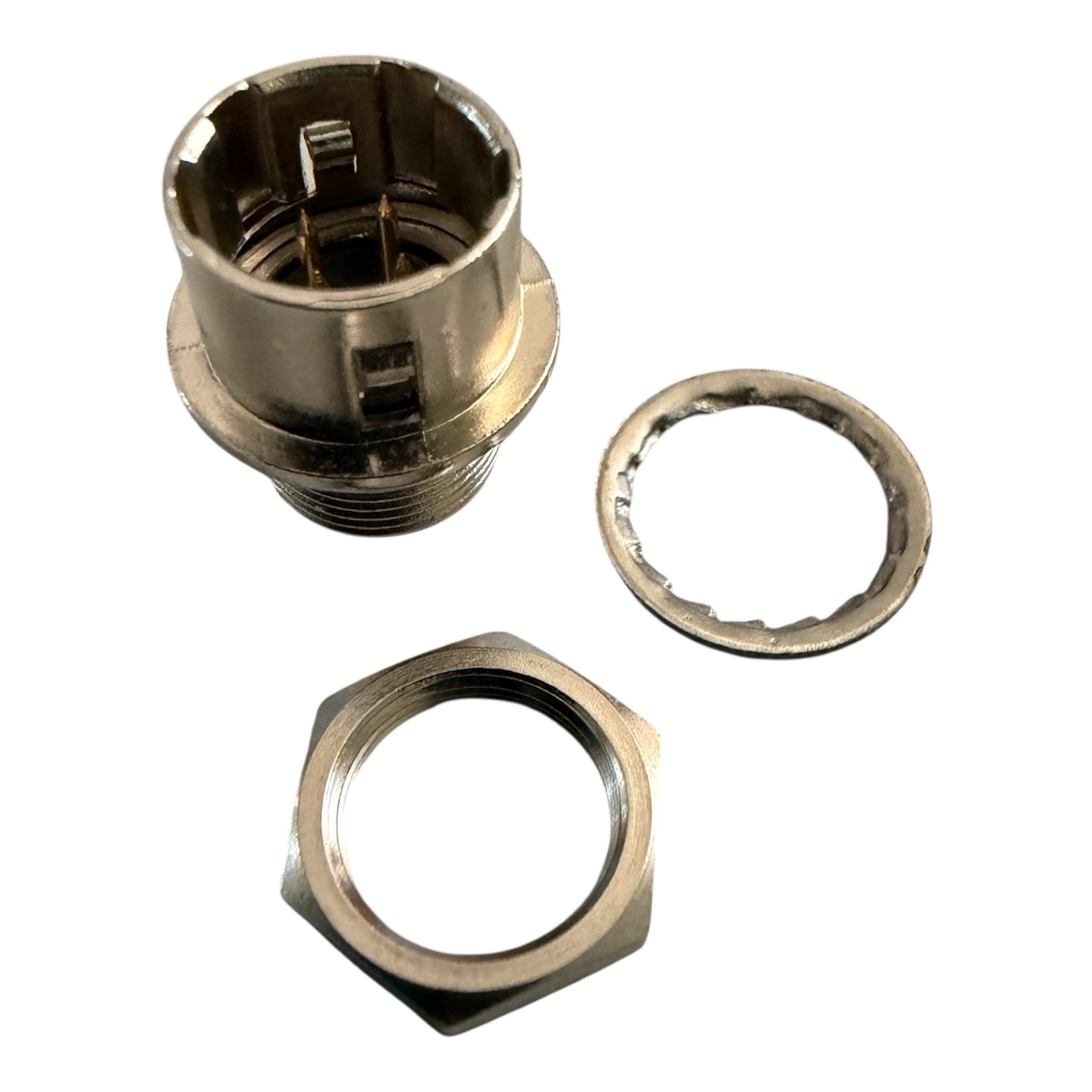 HR10A-7R-4P(74) 4 Position Circular Connector Receptacle, Male Pins Solder Cup
