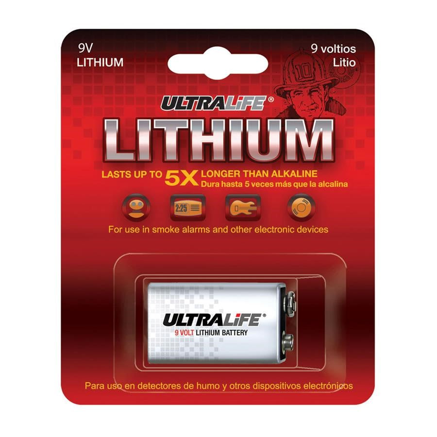 Ultralife U9VLJPBP 9 Volt 1.2Ah - Blister Card