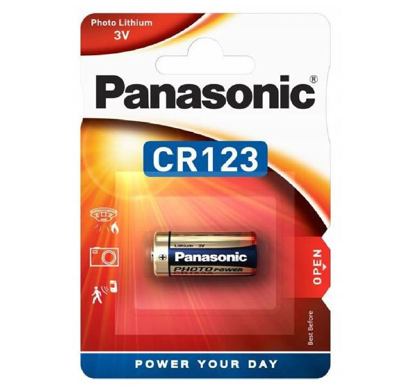 Panasonic CR123 Lithium 3.0V