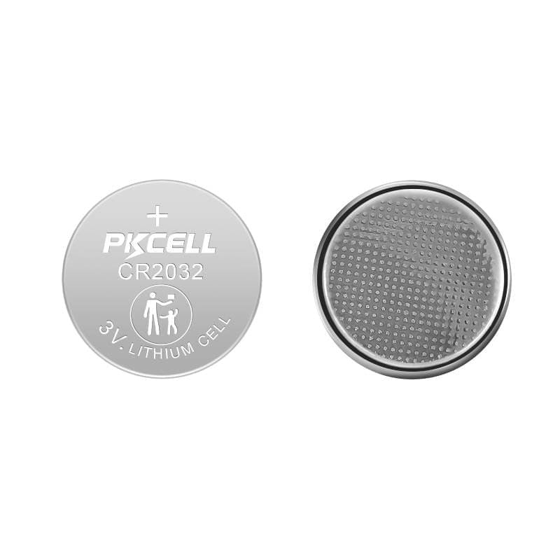 PkCell Button Cell Battery CR2032 LiMnO2 - (Industrial Packing 100 PCS)